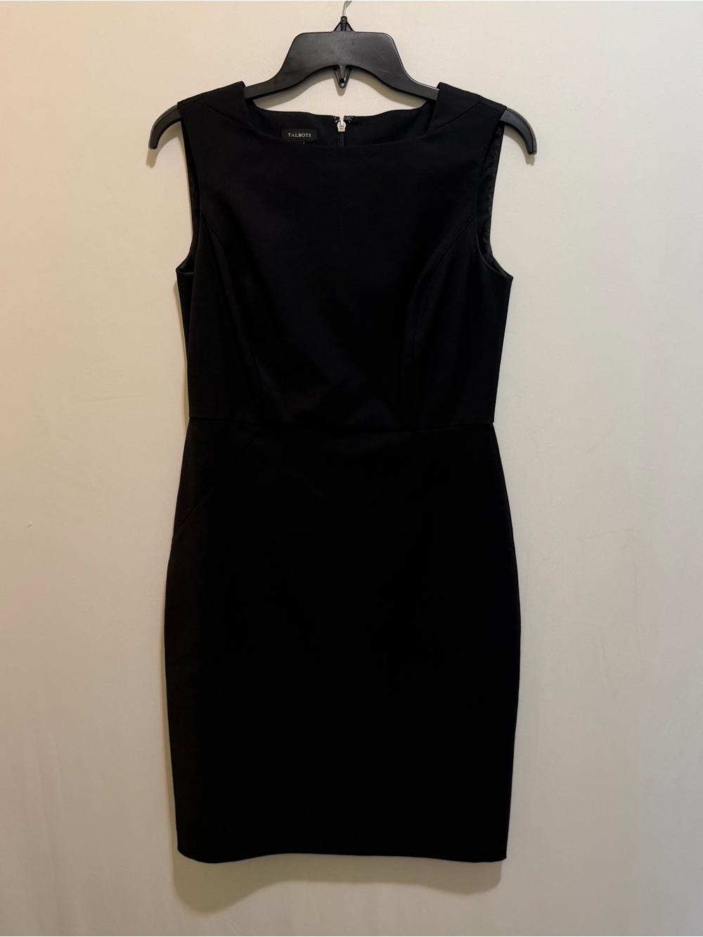 Talbots Black Sleeveless Sheath Dress - Classic Workwear